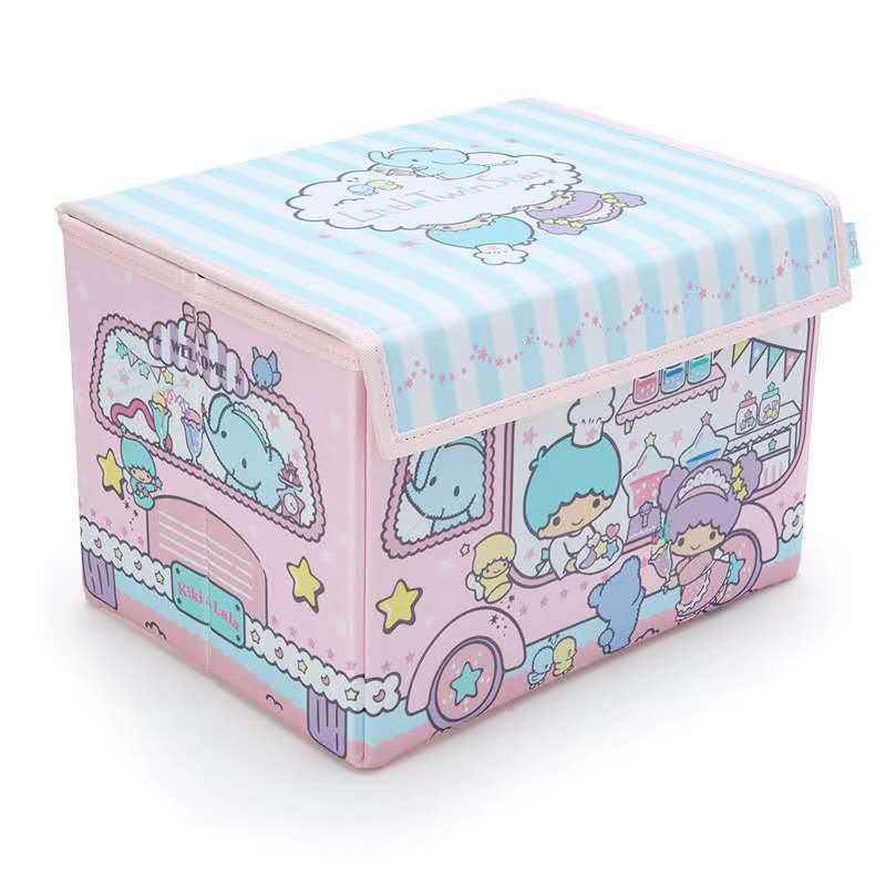 MB1 Kawaii Cartoon Desk Organizer Cartoon Hello cat Kuromi My Melody Small Storage Box