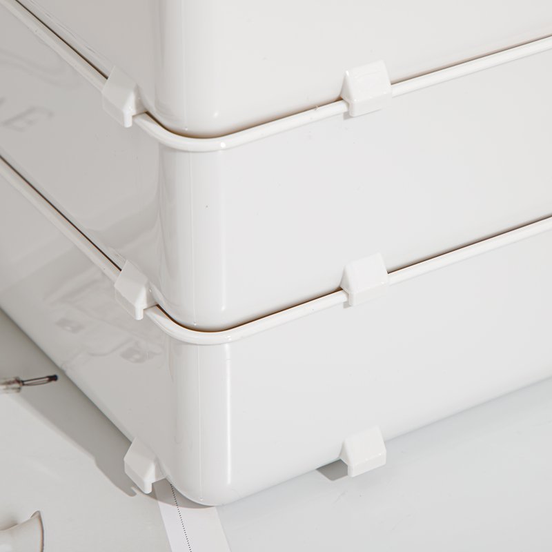 Transparent desktop storage box Office desk acrylic file organizer box can be stacked shelves