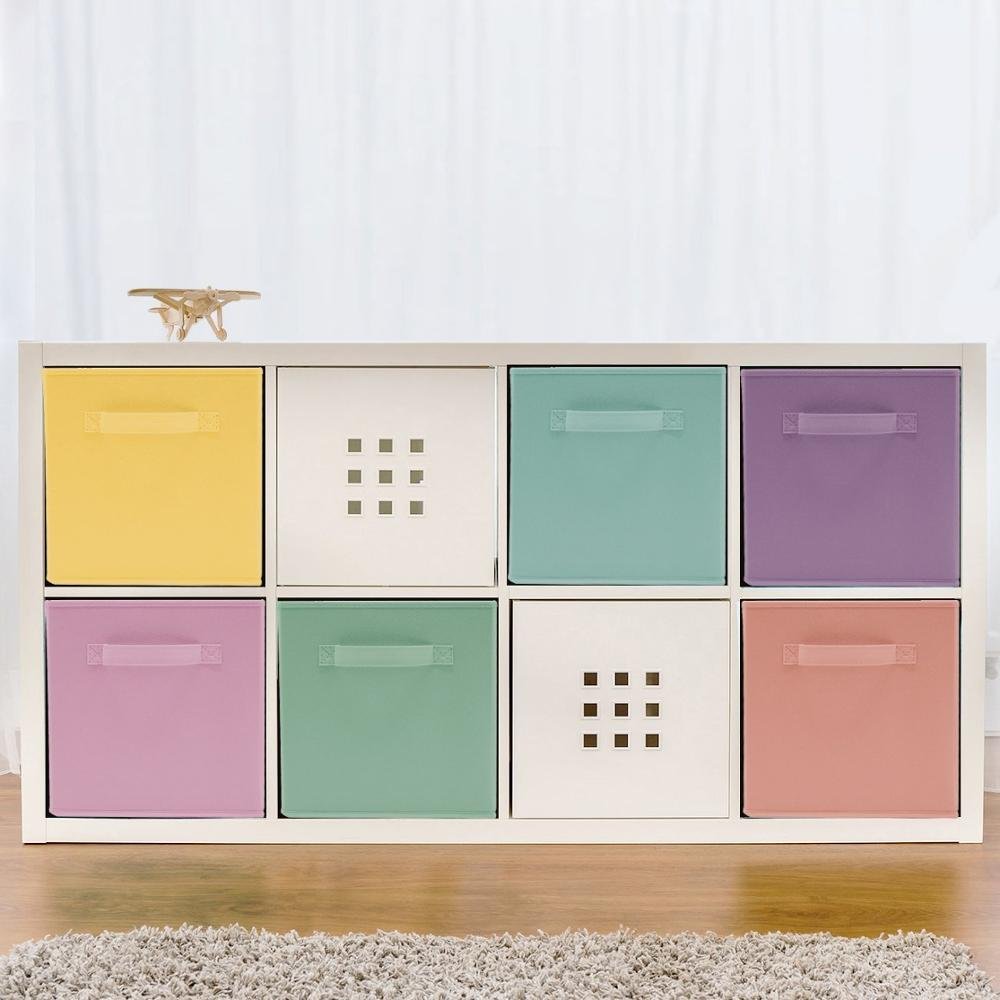 Houseware Foldable Storage Organizer Box Custom Logo Cube Foldable Storage Box