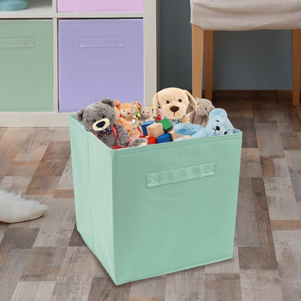 Houseware Foldable Storage Organizer Box Custom Logo Cube Foldable Storage Box