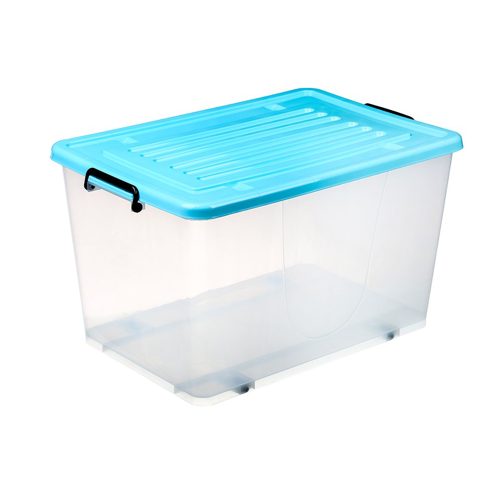 88l wholesale clear plastic container with lid