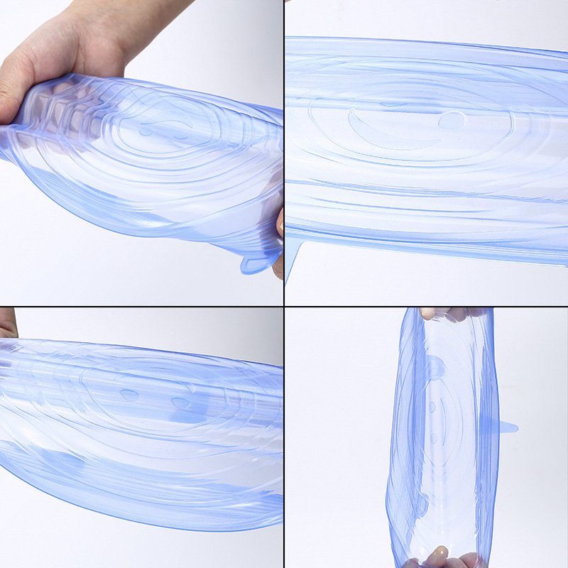 2024 Hot Sale High Quality BPA Free Round Stretchy Silicone Keep Fresh Lids for keeping food fresh