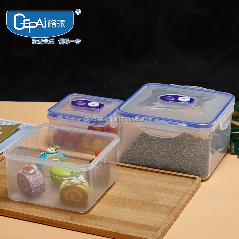 Storage Container Vacuum Container Storage Boxes & Bins Store Box Transparent Wholesale Plastic Plastic Food Pp,plastic Modern