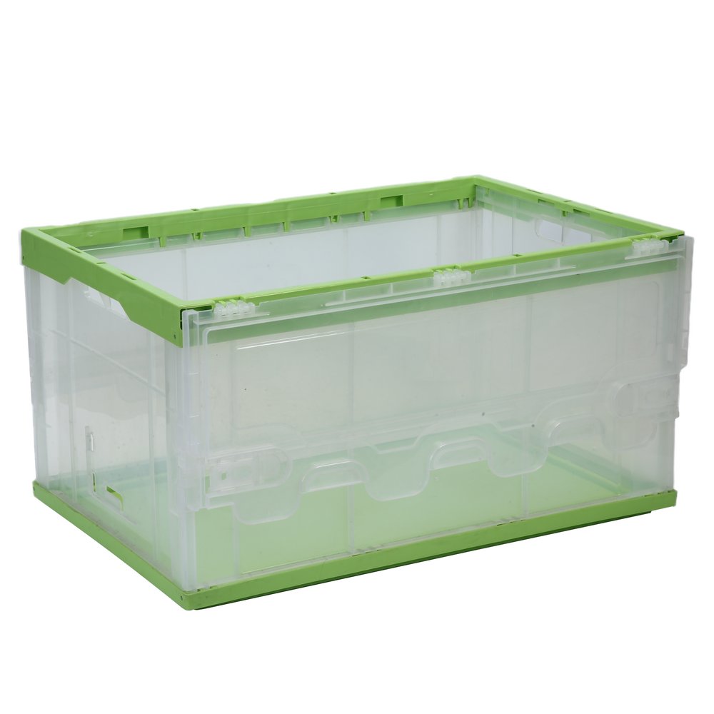 Disposable container plastic folding takeaway plastic container storage organiser storage box