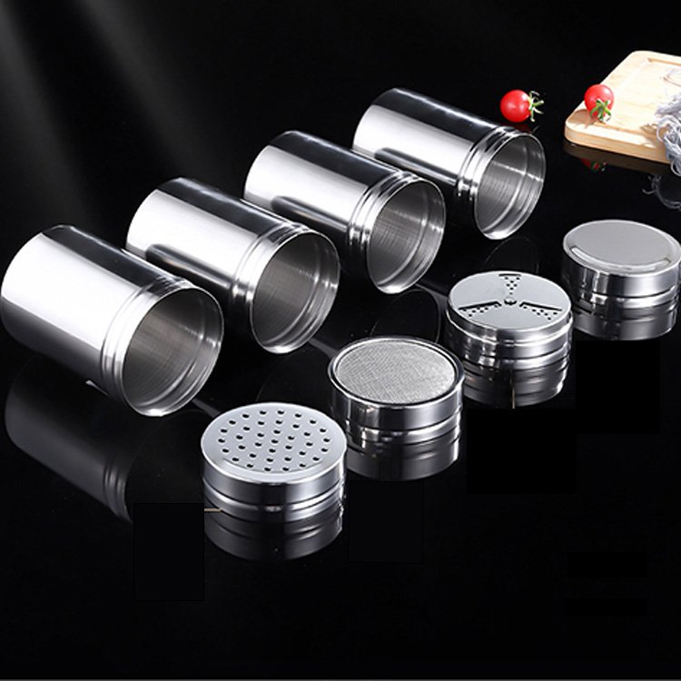 Harmony Hot Selling Kitchen Seasoning Box Outdoor Barbecue Pepper Seasoning Coffee Powder Stainless Steel Spice Jar