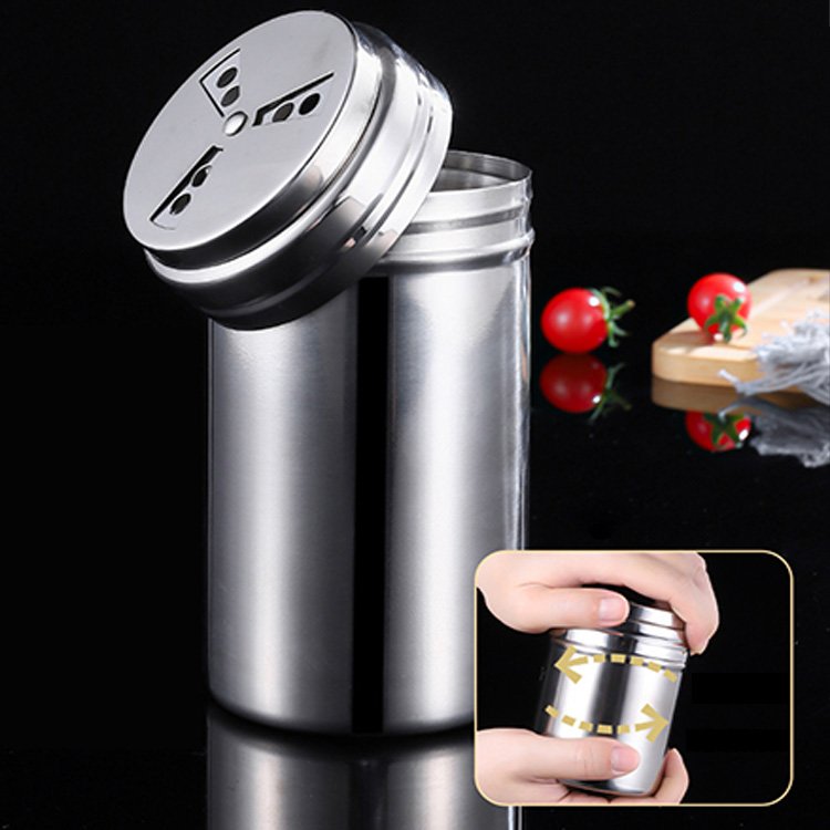 Harmony Hot Selling Kitchen Seasoning Box Outdoor Barbecue Pepper Seasoning Coffee Powder Stainless Steel Spice Jar