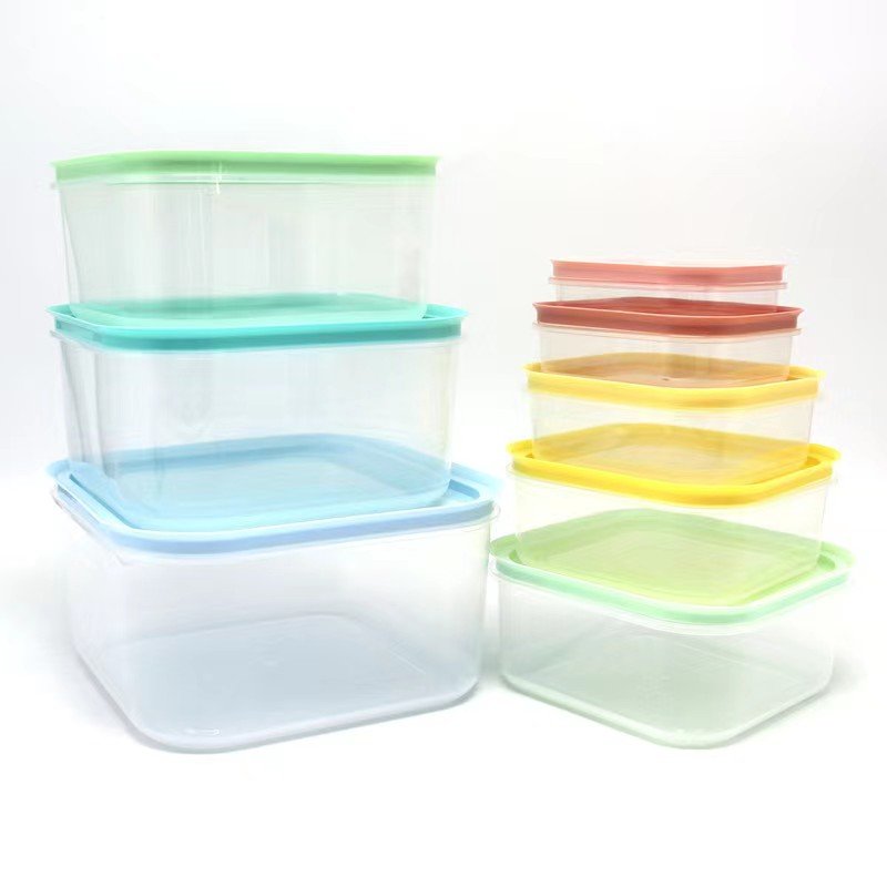USSE Set Of 8 Refrigerator Organizer Bins, Food Storage Box for Classifying Food