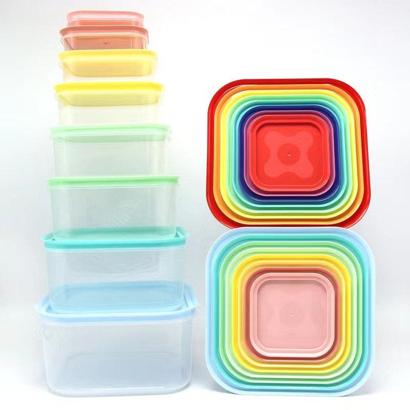 USSE Set Of 8 Refrigerator Organizer Bins, Food Storage Box for Classifying Food