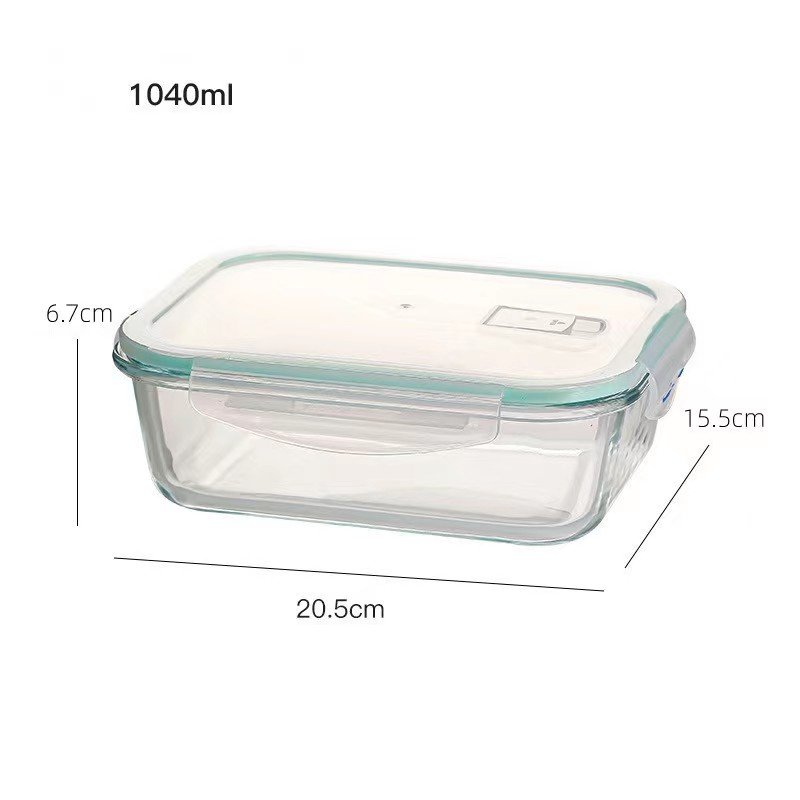 Newly Hinged Locking lids Lunch Box Kitchen Home storage containers Tableware Meal-Prep Storage Containers Set