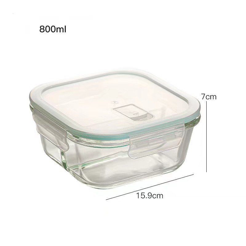 Newly Hinged Locking lids Lunch Box Kitchen Home storage containers Tableware Meal-Prep Storage Containers Set