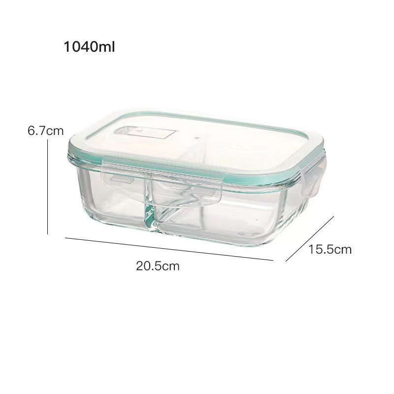 Newly Hinged Locking lids Lunch Box Kitchen Home storage containers Tableware Meal-Prep Storage Containers Set