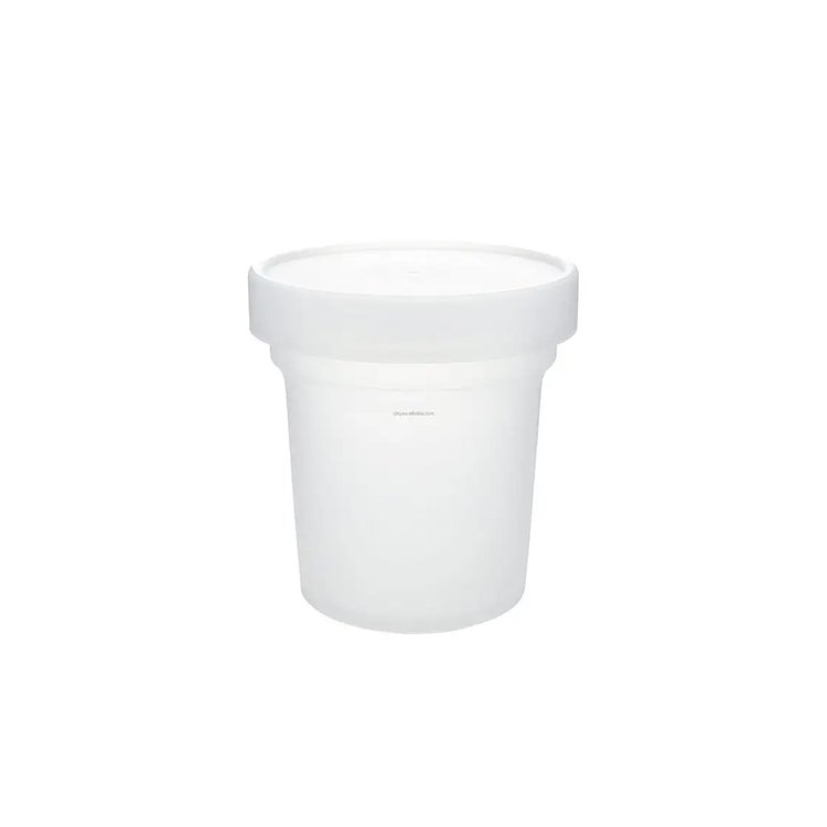 Yogurt Fruit Round Cup Ice Cream Dessert Milk Tea Cake Box Jar Food Grade PP 500ml Camping Kitchen Injection Cartoon Bear 500 Ml