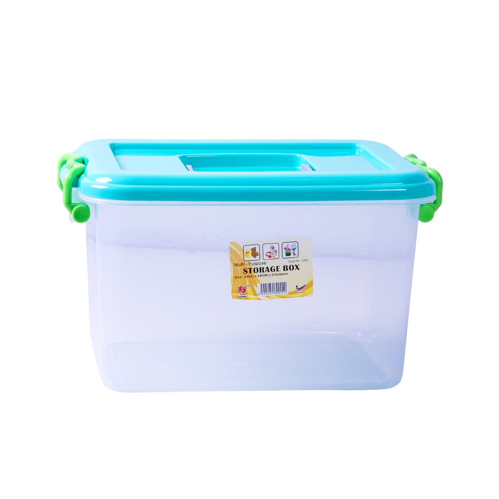 New Arrival Malaysia Exporter Home Usage Kitchen Storage Transparent Plastic Food Storage Boxes with Lock Simple Classic Style