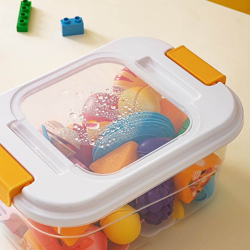 Chinese Wholesale Price Stackable Transparent Children's Toy Storage Box&Bin Household Flip Storage Container
