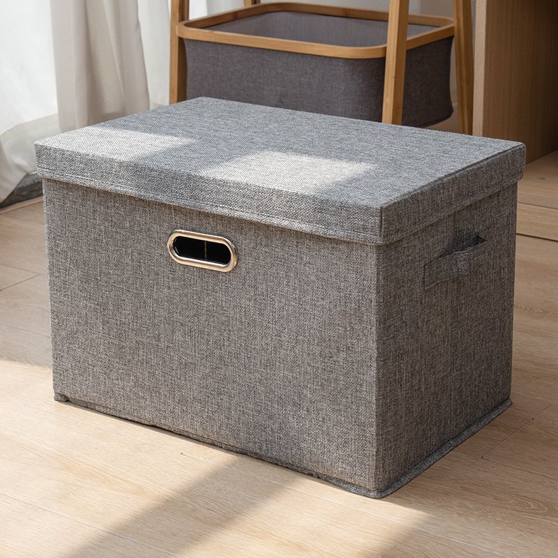 Home large Dust And Humidity Foldable Wardrobe Toy Storage Box Clothes Quilts Organizer Box With Lid