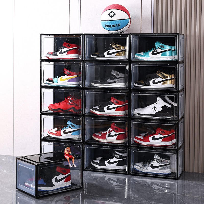 Shoe box storage acrylic shoe storage box shoes box storage