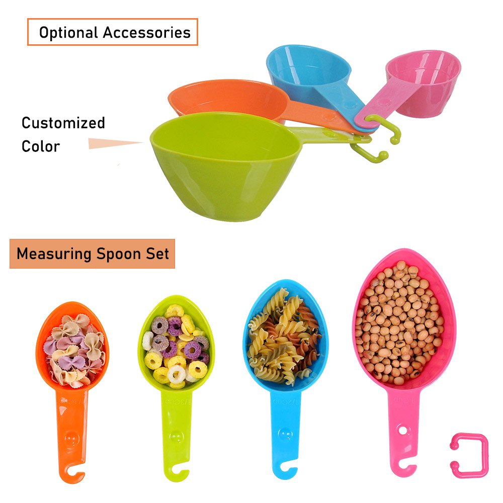 Kitchen Organizers Airtight Dry Food Storage Organization Box for Kitchen and Pantry Grain Rice Container Set of 7