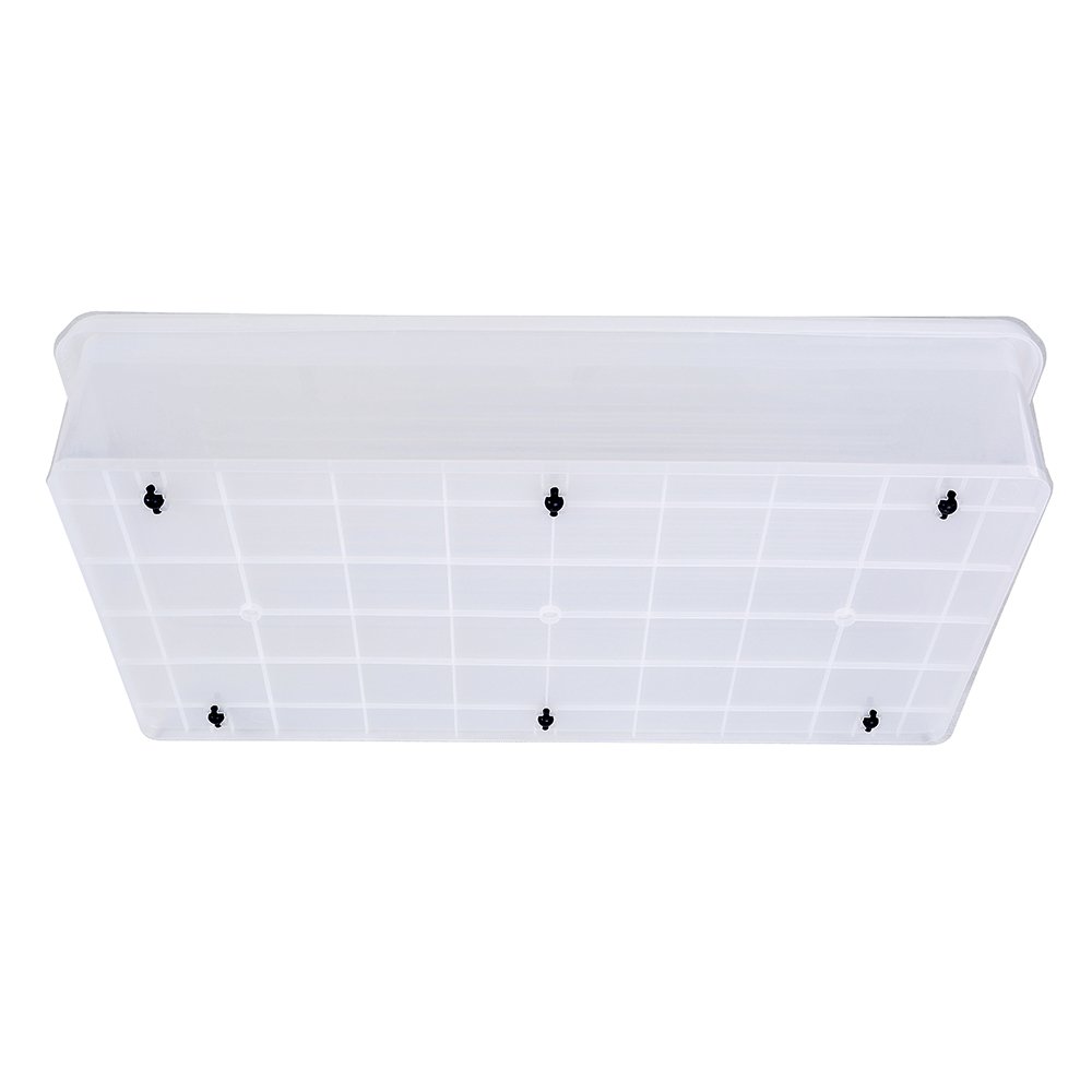 Clear Transparent Plastic Storage Box With Lid 34L