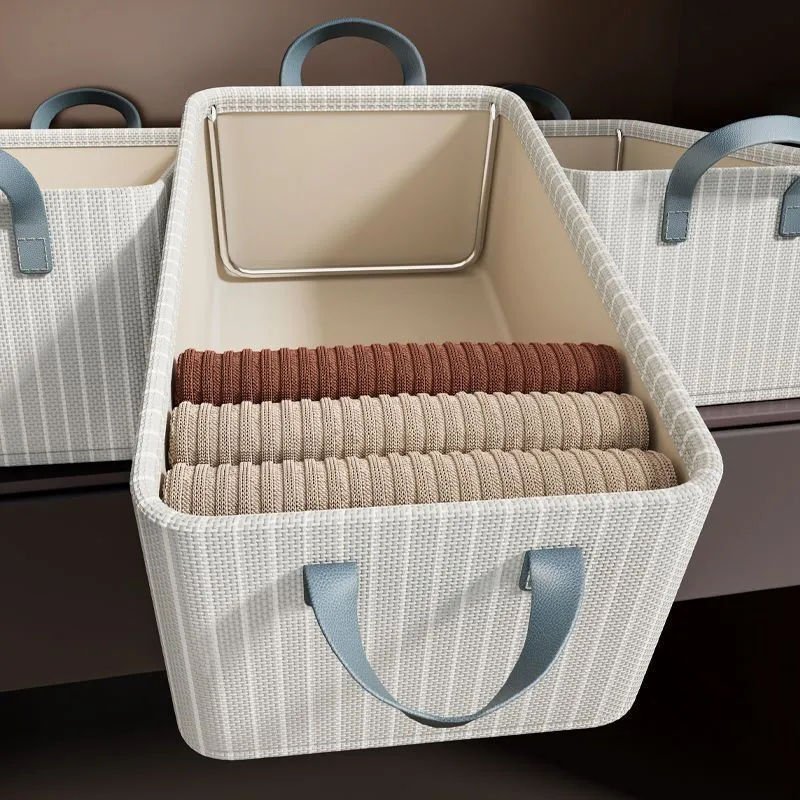 Large Capacity Clothing Bin Household Wardrobe Organizer Non-Woven Foldable closet organizer Storage Box