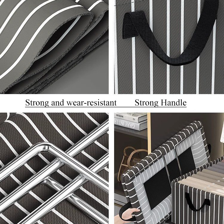 Large Capacity Clothing Bin Household Wardrobe Organizer Non-Woven Foldable closet organizer Storage Box