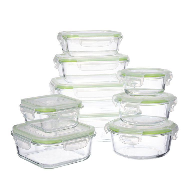 Glass Containers Storage Glass Food Box Container glass Food Box Container