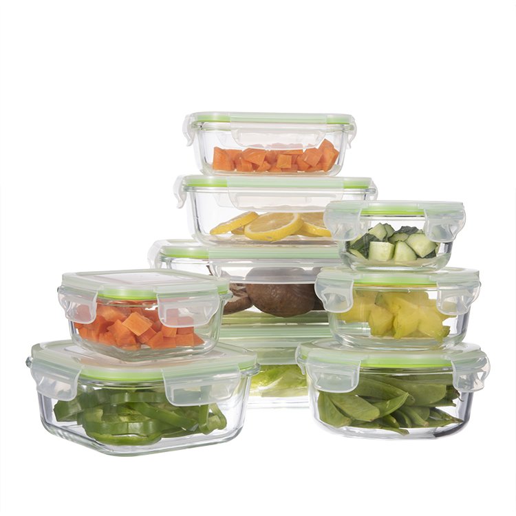 Glass Containers Storage Glass Food Box Container glass Food Box Container