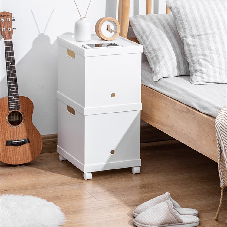 Storage Container Box Organization Storage Boxes & Bins Big Capacity Plastic CLASSIC with Rolling Wheels and Handle for Home