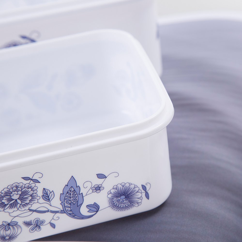 Chinese style microwave plastic airtight food container set