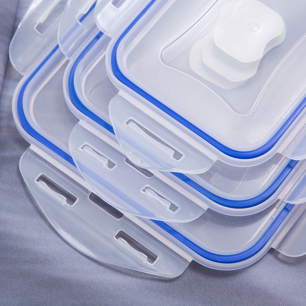 Chinese style microwave plastic airtight food container set