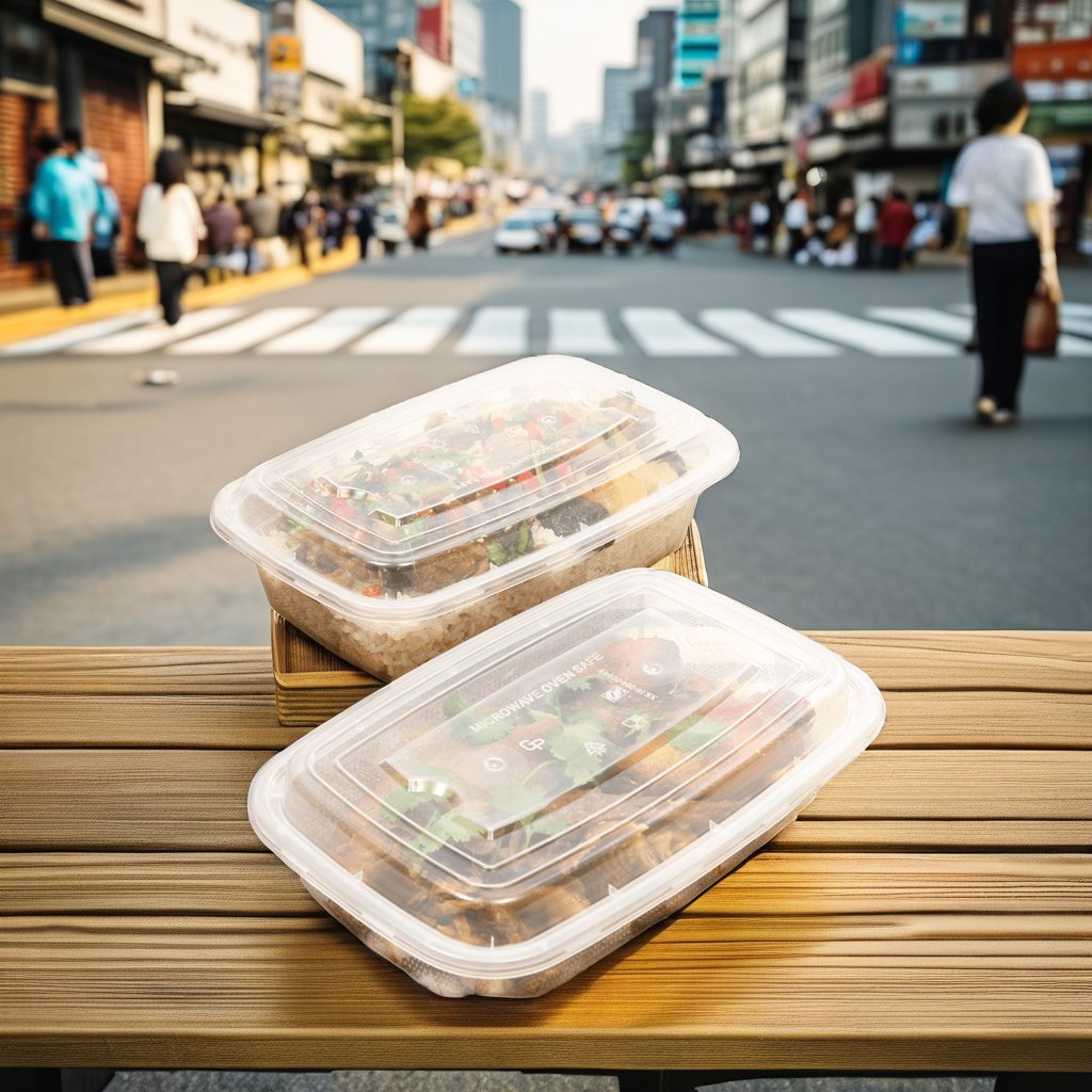 wholesale 1000ML Eco-Friendly Disposable Bento Lunch Box Take-Away Food Container Storage Boxes Packed in Carton
