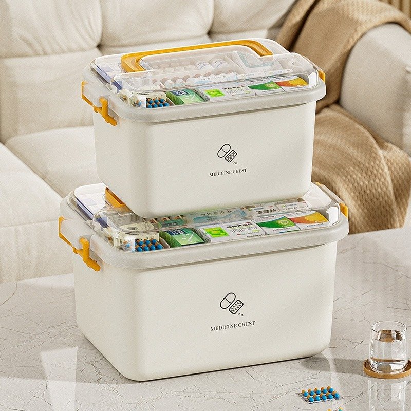 Factory Wholesale Hot Sales Plastic Medical Kit First-Aid First Aid Emergency Supply Empty Custom Bag Medicine Storage Box