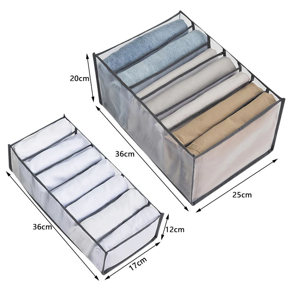 Mingtuo Clothes jeans storage box magic drawer clothes separation bag foldable partition box separate storage basket