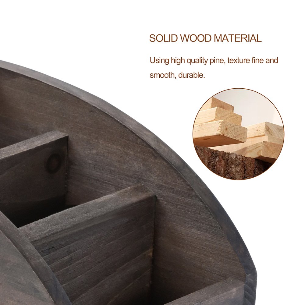 Bamboo Wooden Herb Stash Box with Rolling Tray Storage Container to Store Smoking Accessories Grinder Pipe Rolling Papers