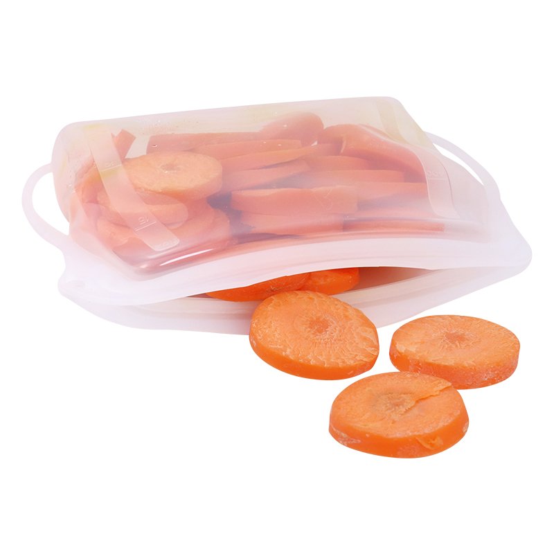 Manufacturer Cheap Price Reusable Sealing Keep Fresh Silicone Sandwich Food Storage Bags and Container Pouch for Travel Camping