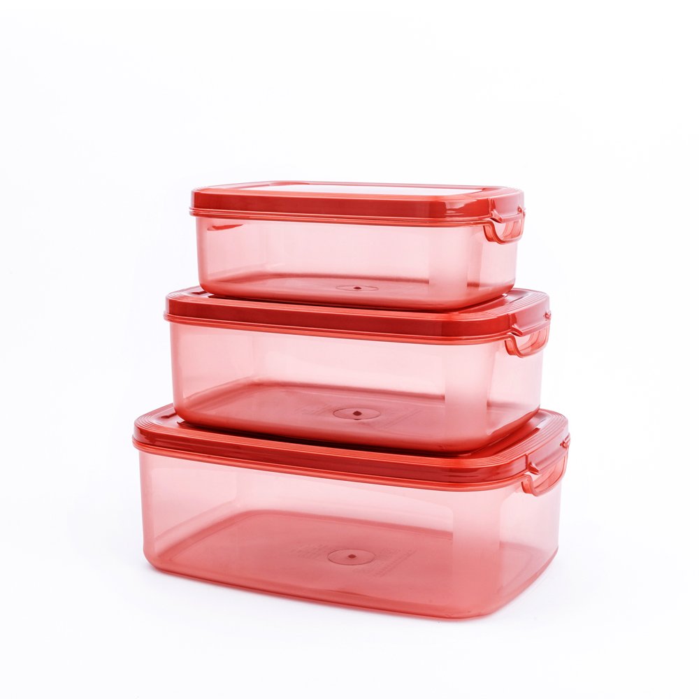 Eco Friendly Reusable Keeper Meal Prep Airtight Microwave Safe Kitchen Plastic Organizer Box Food Storage Container With Lids