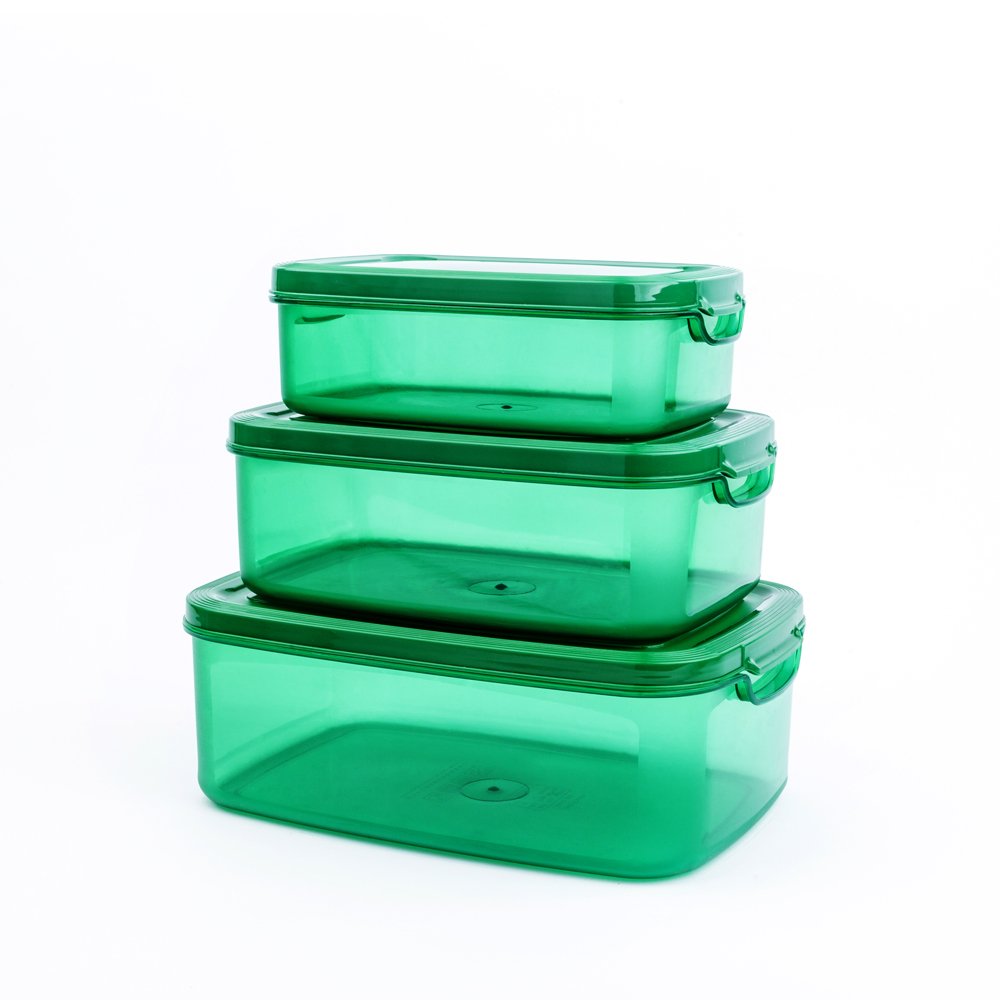 Eco Friendly Reusable Keeper Meal Prep Airtight Microwave Safe Kitchen Plastic Organizer Box Food Storage Container With Lids