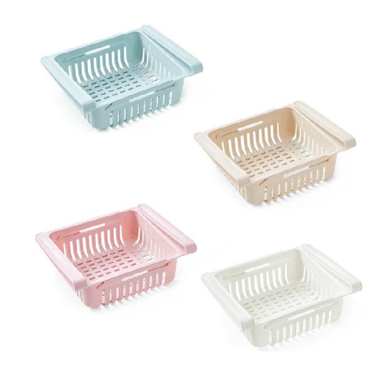 Pull Out Plastic Storage Sorting Refrigerator Organizer Bins