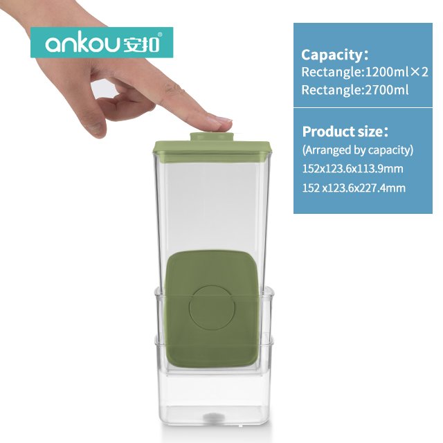 Hot Sales Multiple Pet Food storage boxes & bins Clear Stackable Bpa-Free Pop Up Airtight food storage & container