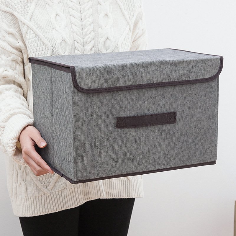 Eco-friendly Non Vowen Foldable Fabric Storage Organizer Dust-proof Collapsible Clothes Toys Storage Box and Bins