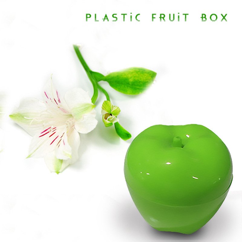 Outdoor Travel Apple Container Banana Lemon Keeper and Protector PET Plastic Food Carrier Storage Box for Freshness Preservation