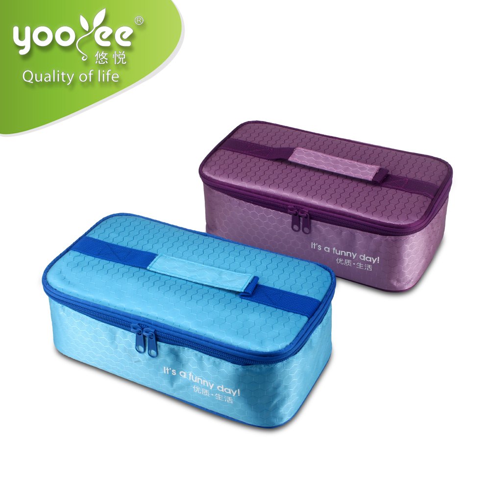 Bento Lunch Boxes for Adults Round bowls BPA Free Leak-proof 2 Compartments Storage Boxes & Bins
