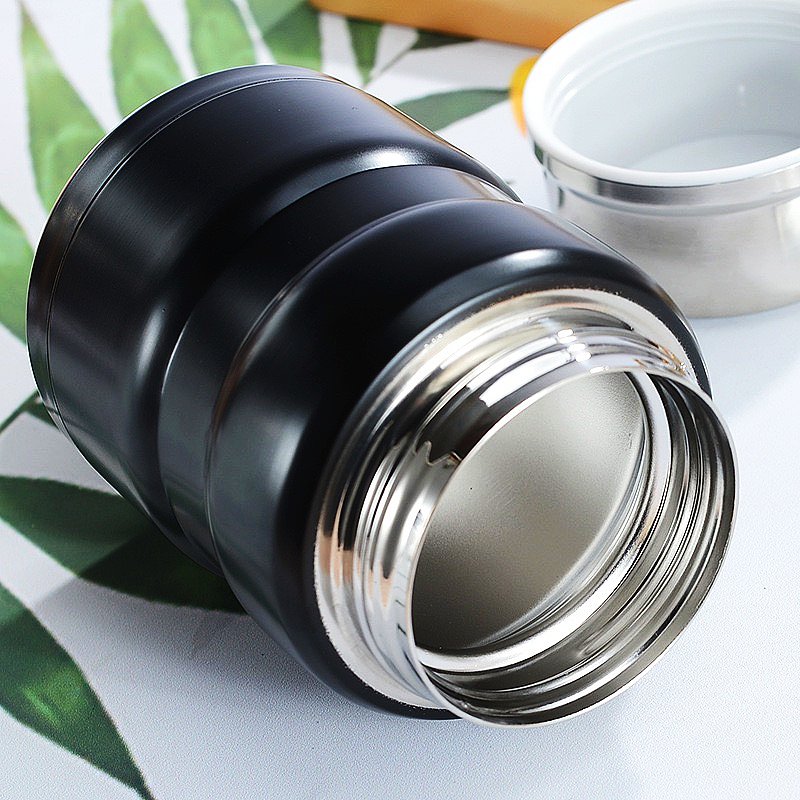 Hot Selling Double Wall Food Flask Thermos Food Container Reusable Camping Vacuum Jar with Spoon