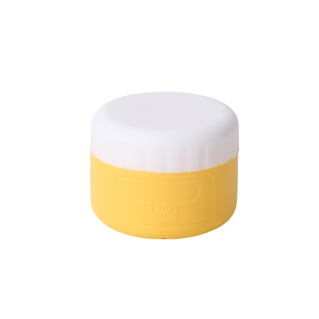 New 50g Face Cream Bottle Portable Cosmetic Lotion Bottle with Silica Gel Trial Sample Box Storage Boxes & Bins