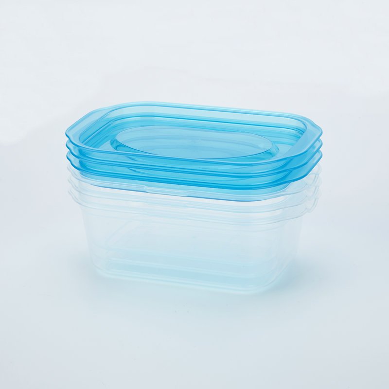 500ml food storage containers 3 pcs set plastic food containers sets with lids eco friendly take out food containers