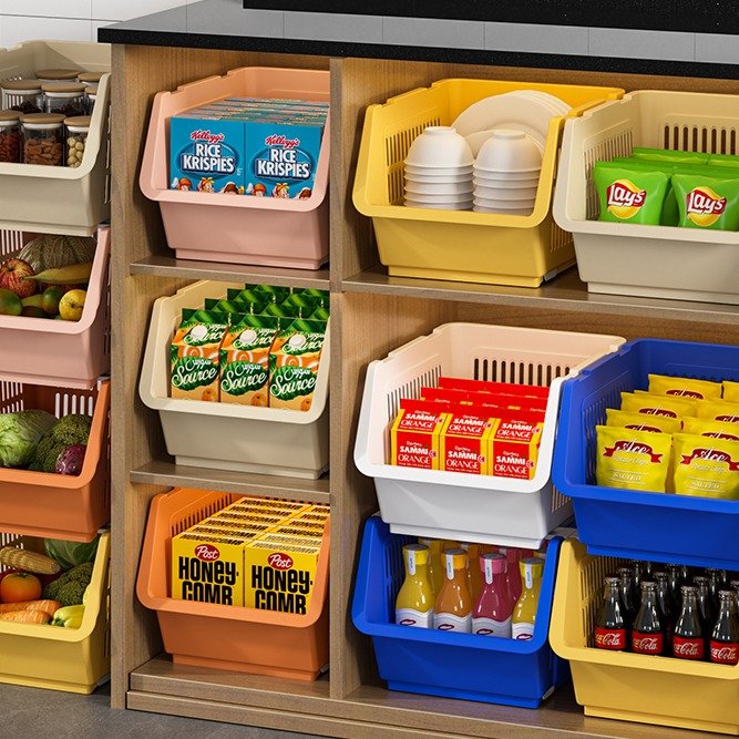 Sundries storage basket fruit and vegetable snacks toy storage box desktop drawer rack kitchen storage rack