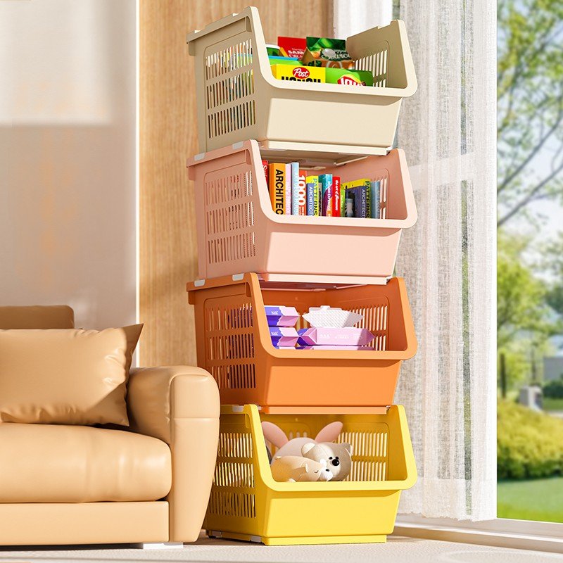 Sundries storage basket fruit and vegetable snacks toy storage box desktop drawer rack kitchen storage rack
