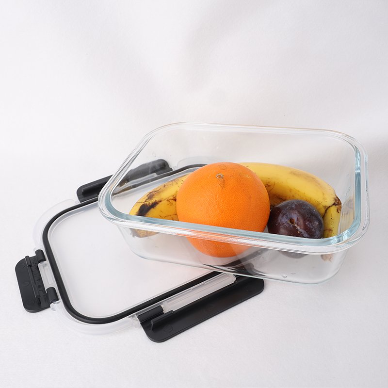 JM Food Packaging Food Glass Containers Eco-Friendly Glass Lunch Box With Lid