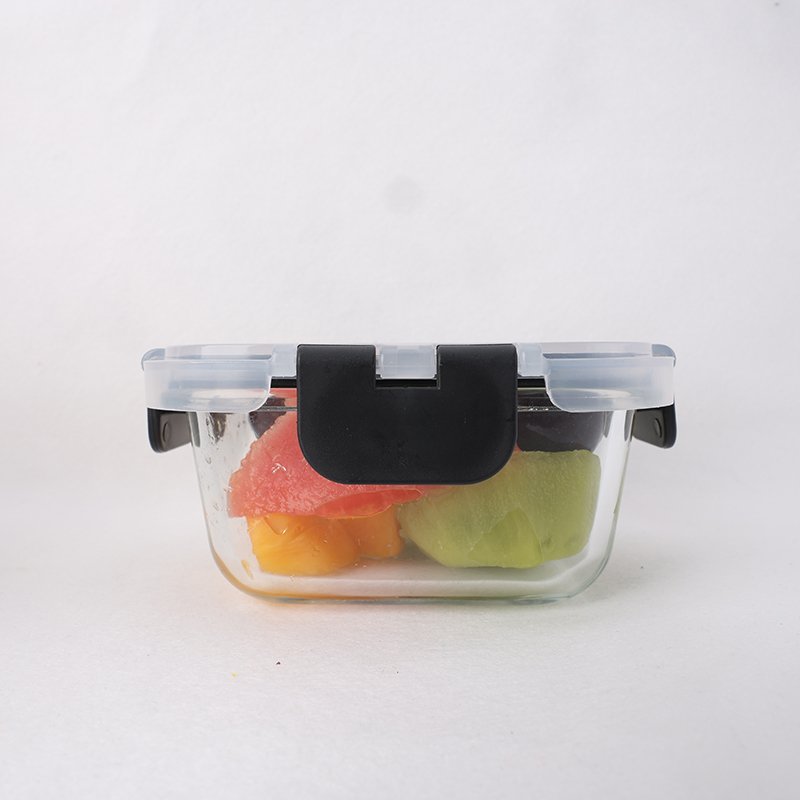 JM Food Packaging Food Glass Containers Eco-Friendly Glass Lunch Box With Lid