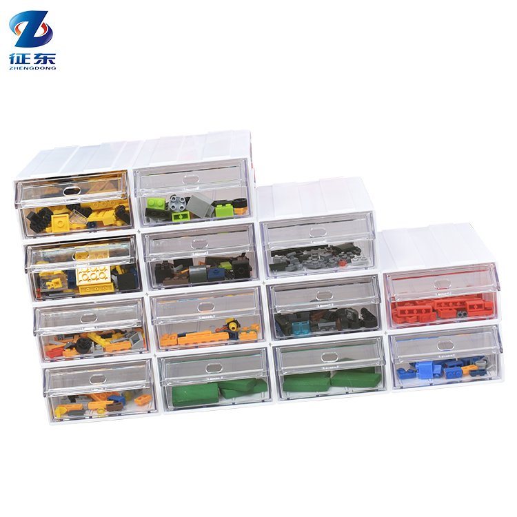 Durable Home Sorting Storage Box Desktop Plastic Divided Screw Storage Box Plastic Big Drawer