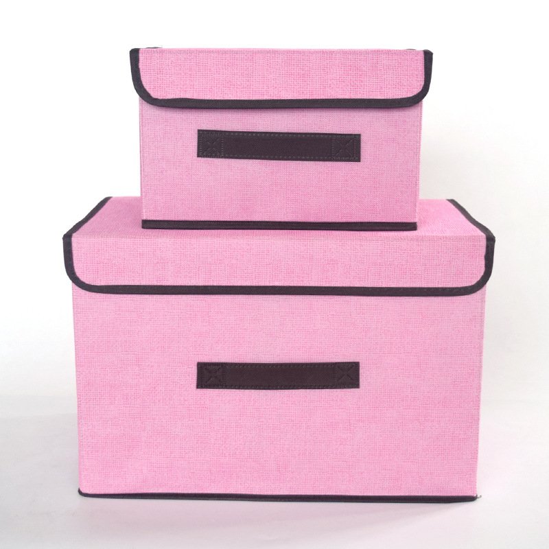 Foldable Home Sundries Toys Storage Basket Toys Storage Cube Cabinet Underwears Toys Storage Box with Lid